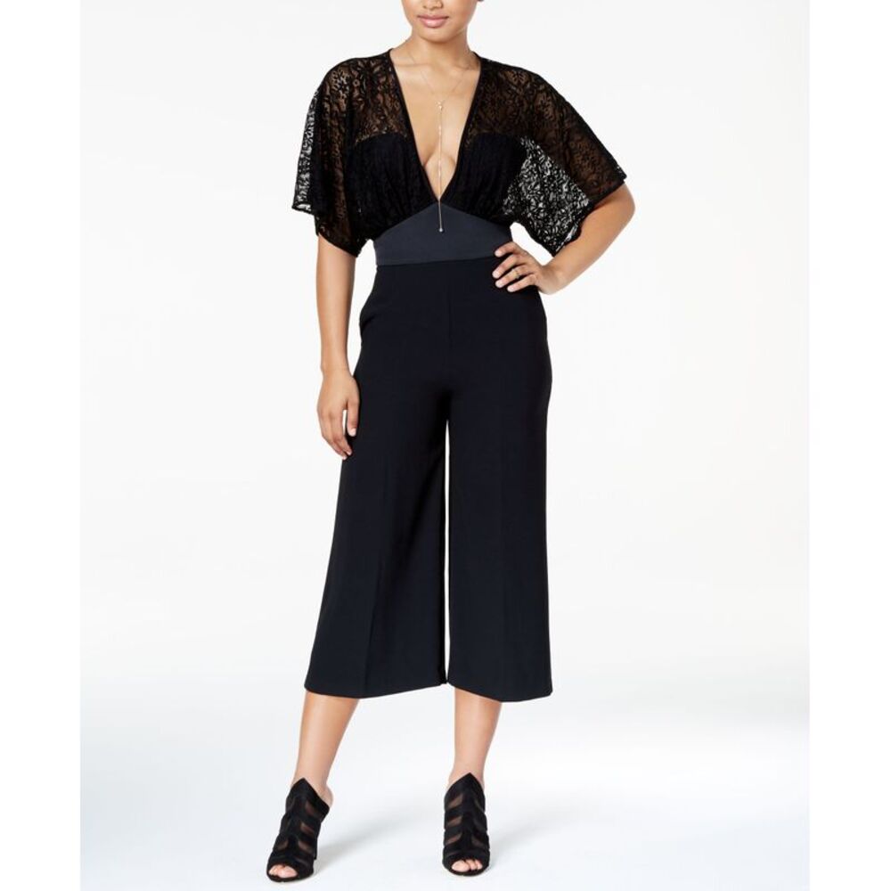 XOXO Juniors Lace Kimono Sleeve Jumpsuit